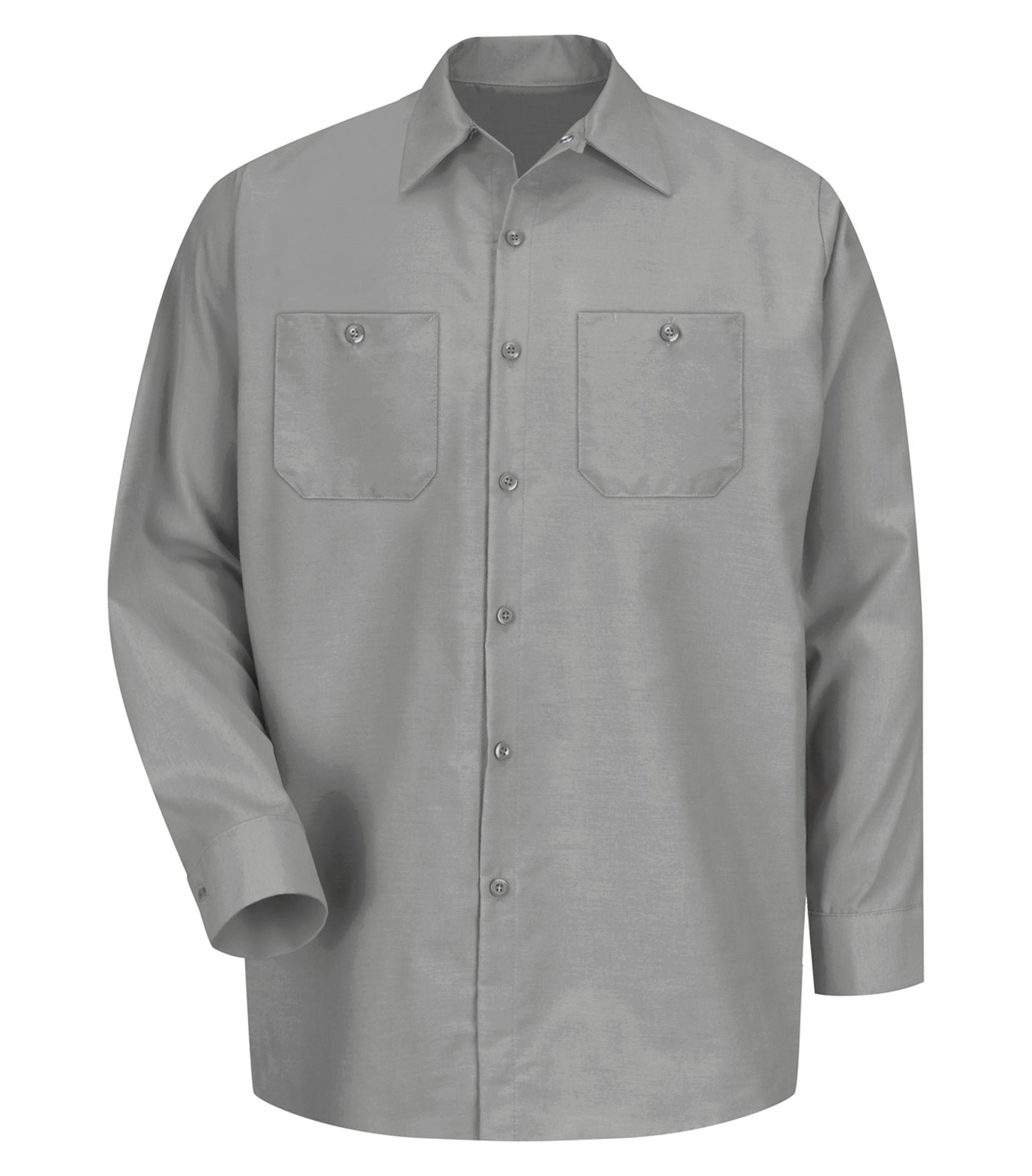 Red Kap INDUSTRIAL LONG SLEEVE WORK SHIRT (SP14) - Lightgrey