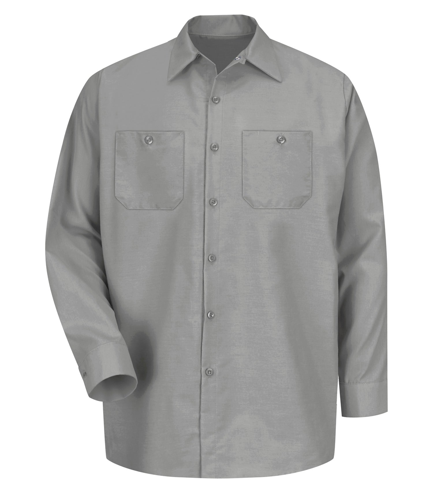 Red Kap INDUSTRIAL LONG SLEEVE WORK SHIRT (SP14) - Lightgrey