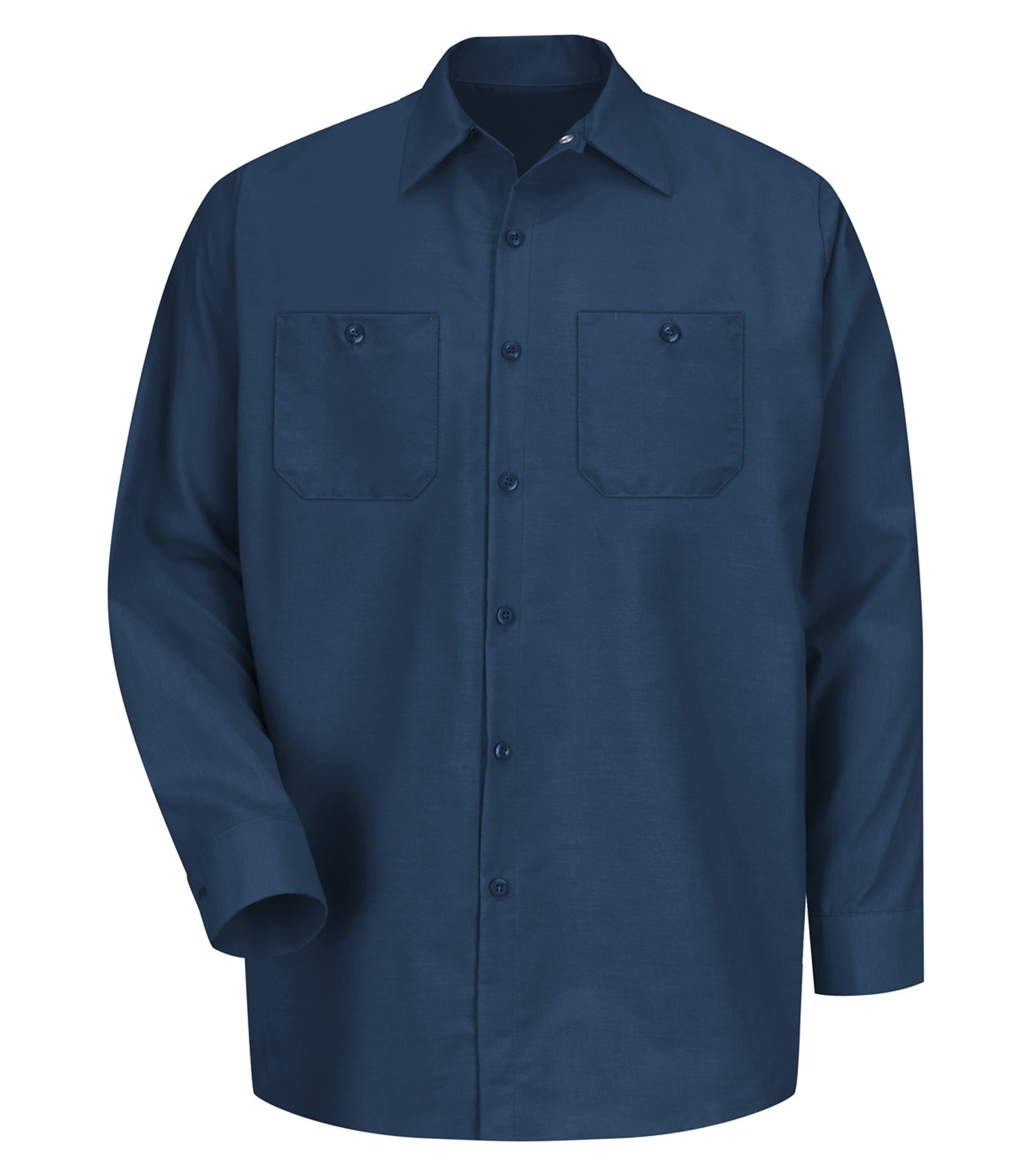 Red Kap INDUSTRIAL LONG SLEEVE WORK SHIRT (SP14) - Navy