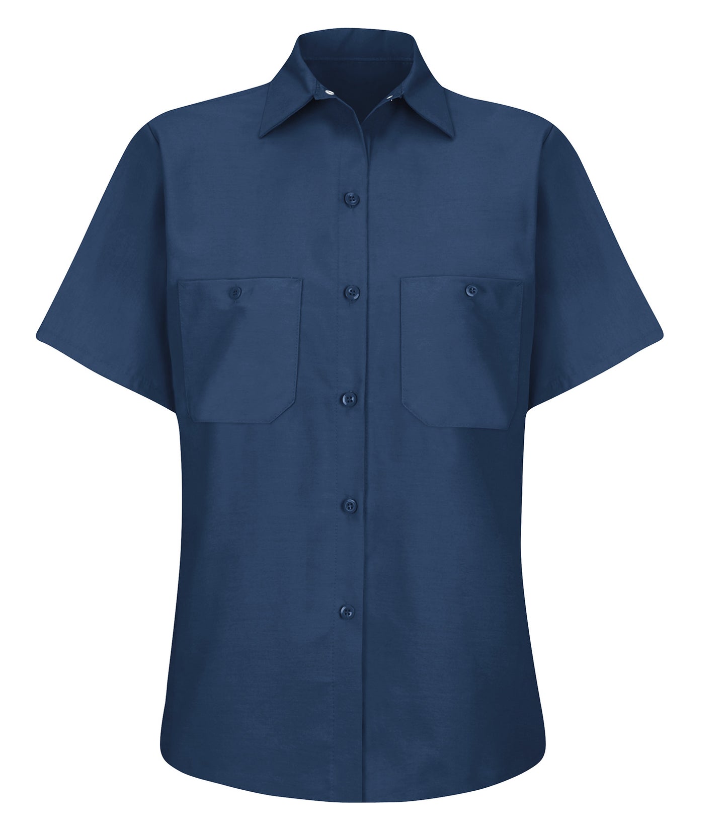 Red Kap INDUSTRIAL SHORT SLEEVE LADIES' WORK SHIRT (SP23) - Navy