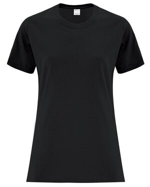 ATC Everyday Cotton Ladies' T-Shirt - Black