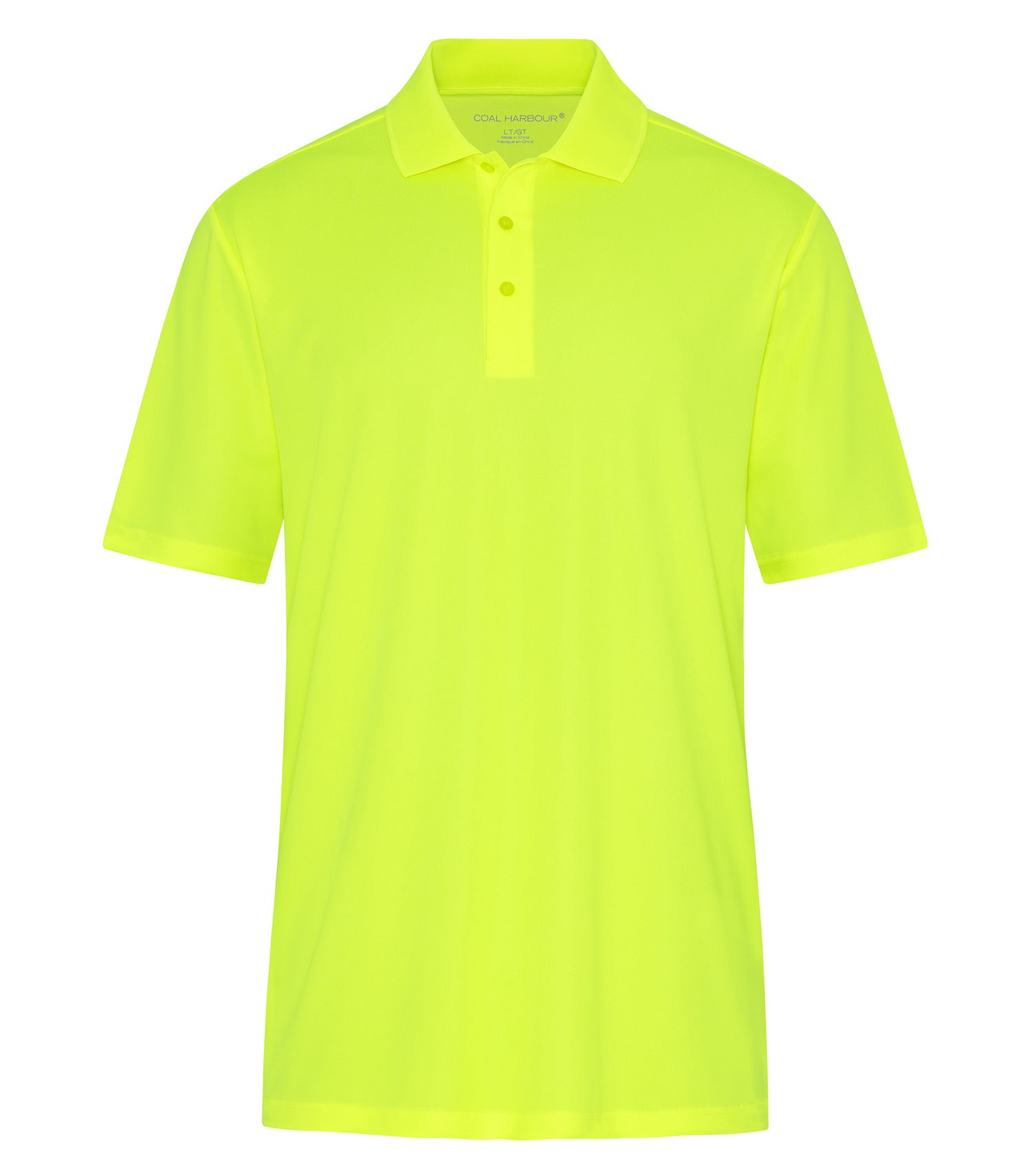 Coal Harbour EVERYDAY SNAG RESISTANT TALL POLO (TS365) - Safety Yellow