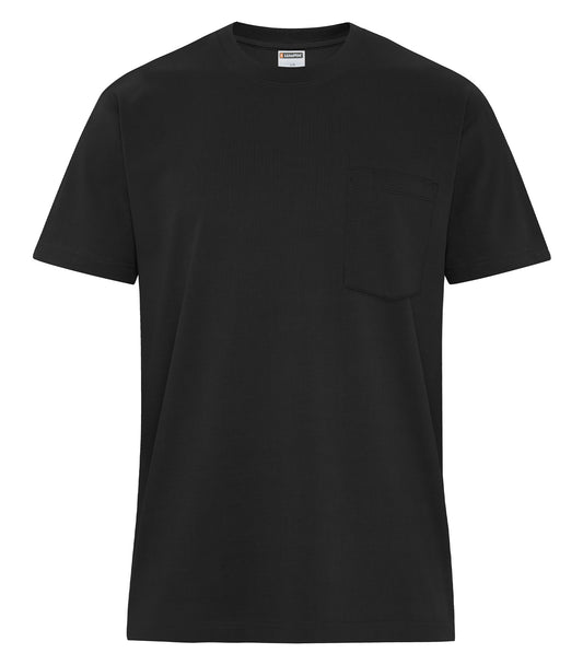 ATC WeRK™ HEAVYWEIGHT RING SPUN COTTON POCKET TEE - Black