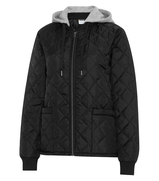 ATC WeRK QUILTED FREEZER LADIES’ JACKET WITH DETACHABLE HOOD (WeRK7611L)
