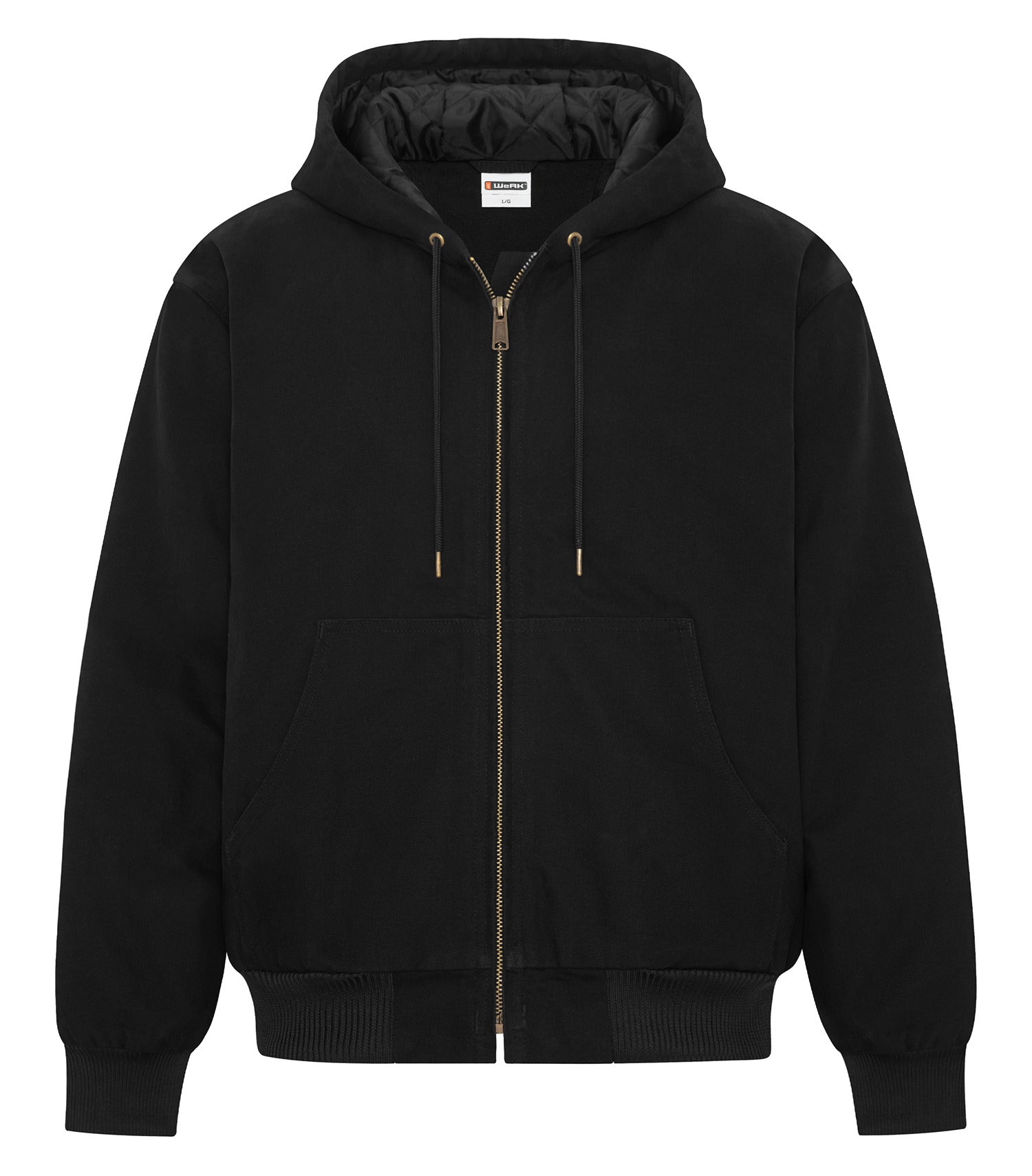 ATC WeRK YUKON HOODED BOMBER JACKET (WeRK7645) - Black