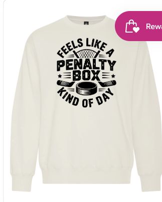Garment preview — Penalty Box — Bold