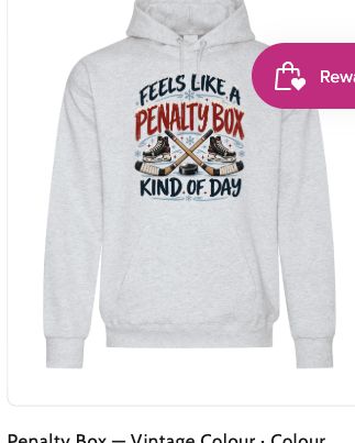 Garment preview — Penalty Box — Vintage Colour