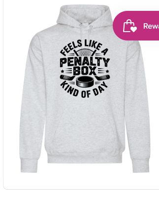 Garment preview — Penalty Box — Bold