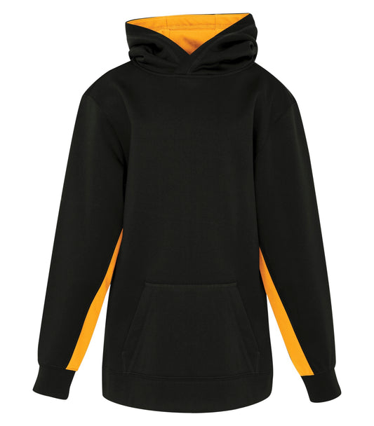 ATC™ GAME DAY™ FLEECE COLOUR BLOCK YOUTH HOODIE - Black/Gold