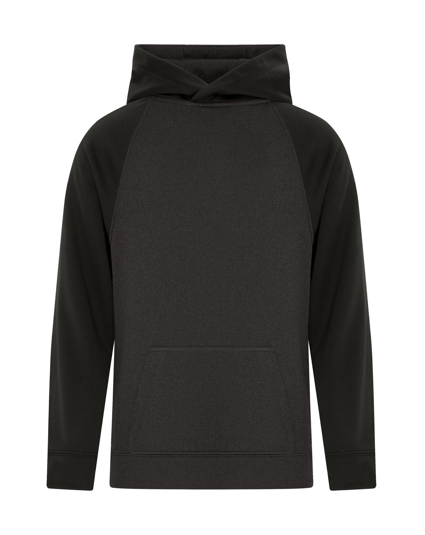 ATC FLEECE TWO TONE YOUTH HOODIE (Y2037) - Charcoalblack