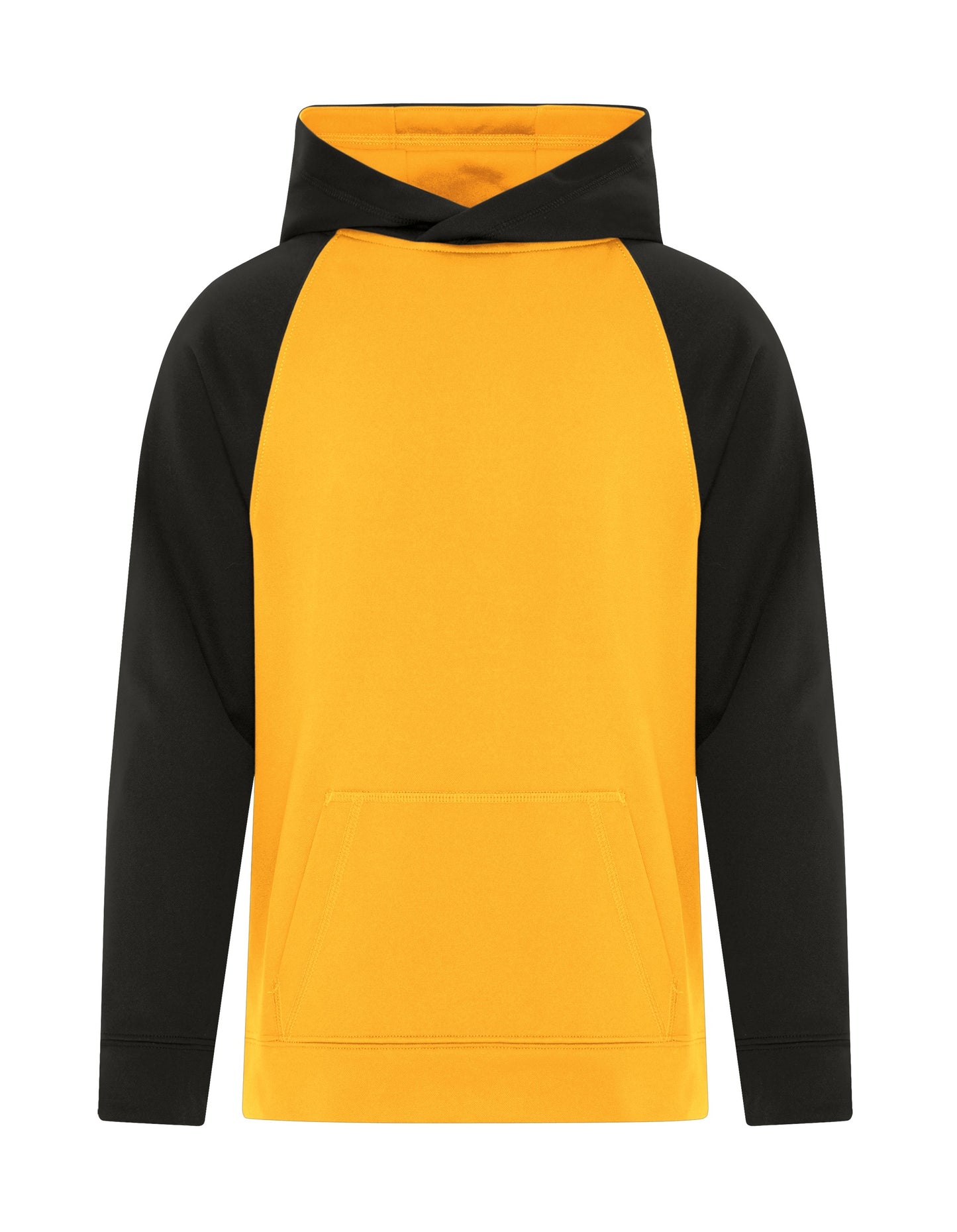 ATC FLEECE TWO TONE YOUTH HOODIE (Y2037) - Goldblack