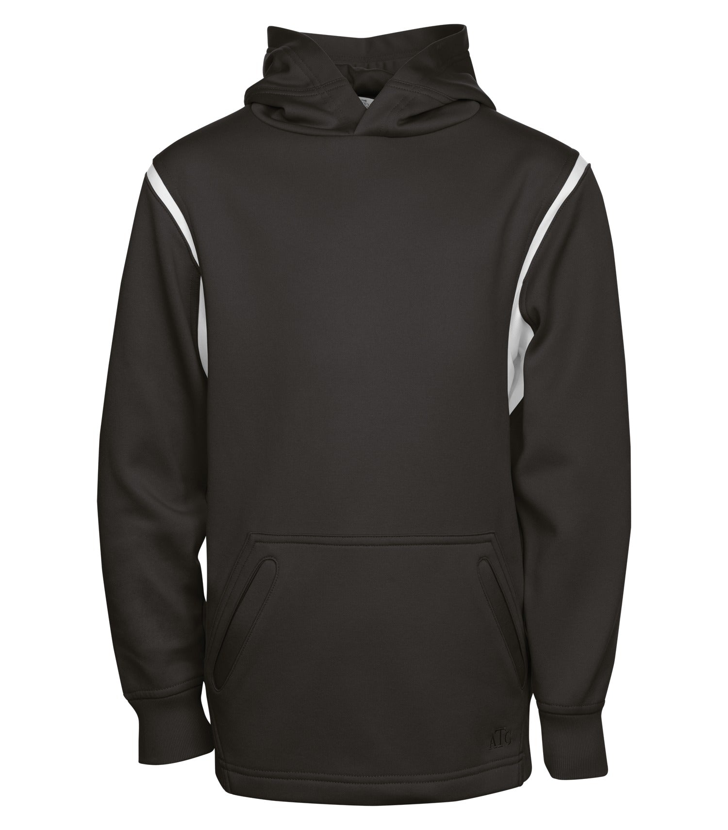 ATC FLEECE VarCITY YOUTH HOODIE (Y2201) - Blackwhite