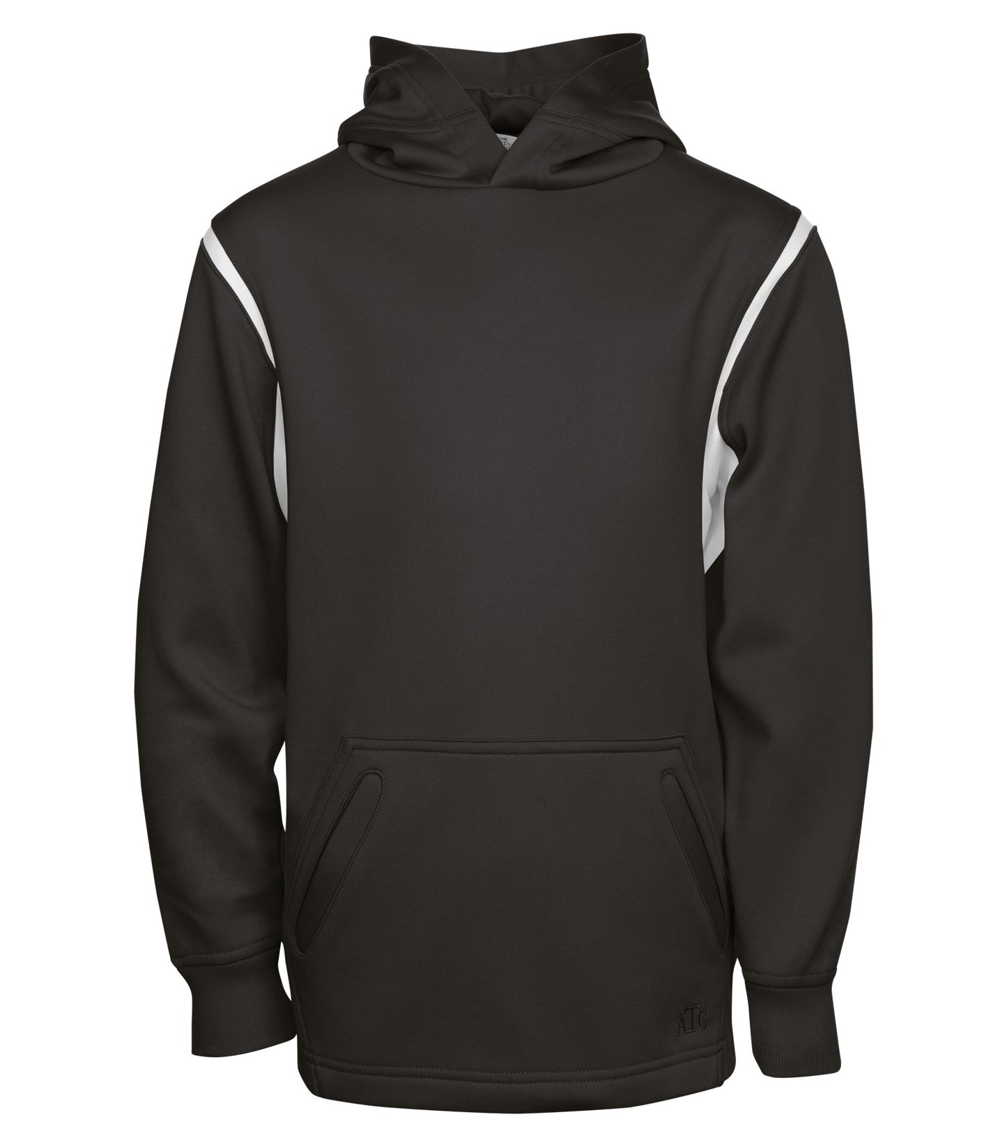ATC FLEECE VarCITY YOUTH HOODIE (Y2201) - Blackwhite