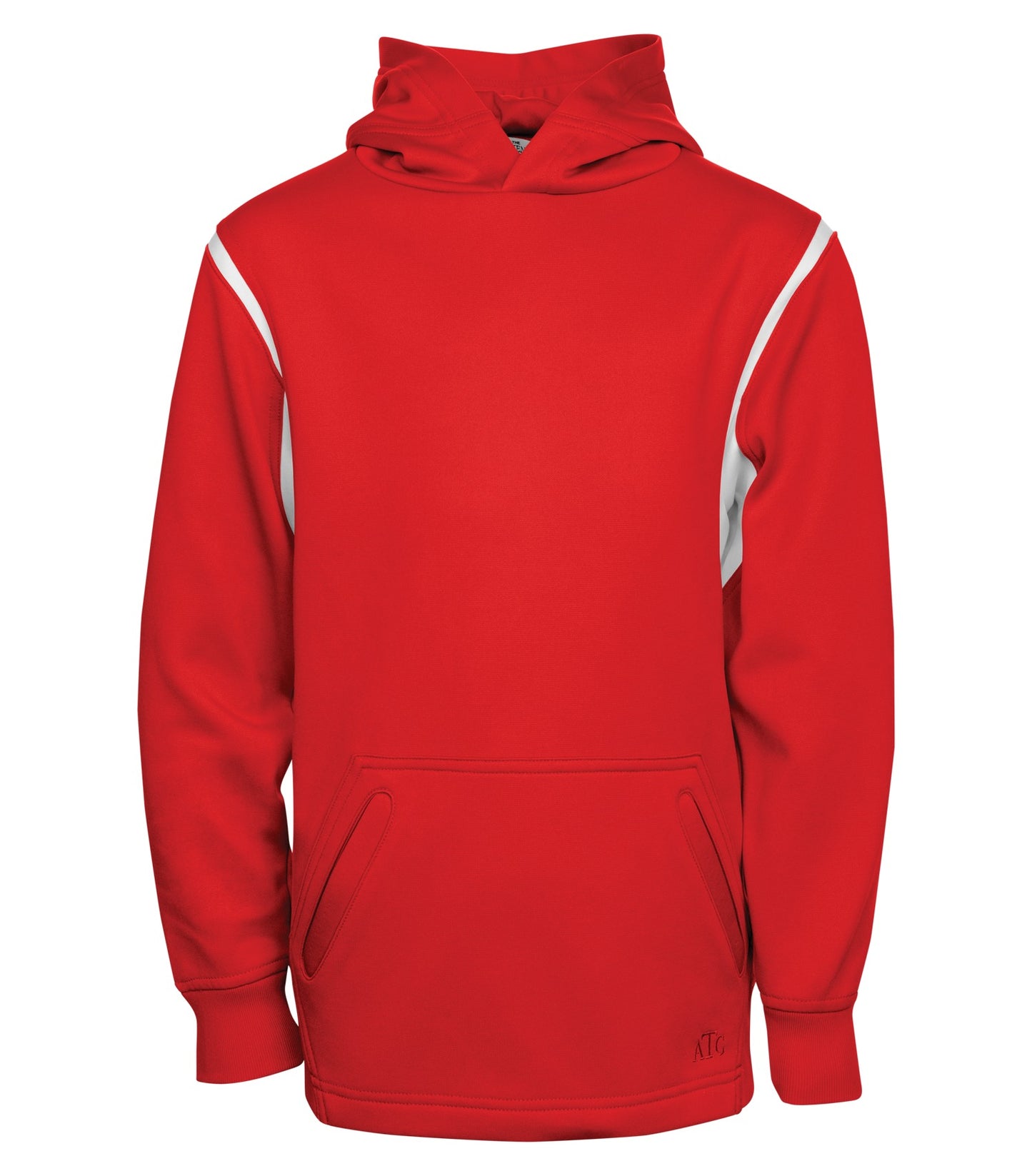 ATC FLEECE VarCITY YOUTH HOODIE (Y2201) - Trueredwhite