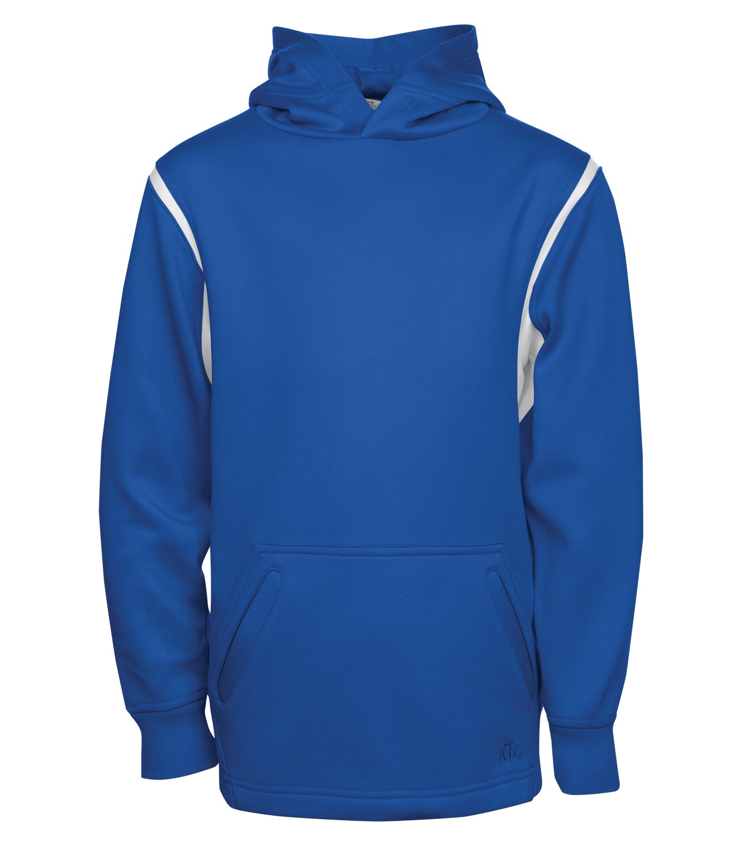 ATC FLEECE VarCITY YOUTH HOODIE (Y2201) - Trueroyalwhite