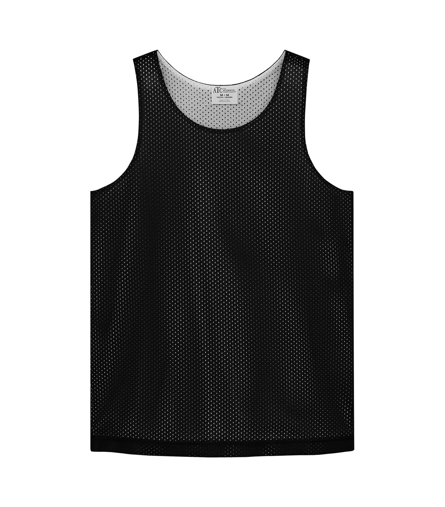 ATC REVERSIBLE MESH YOUTH TANK TOP (Y3535) - Black White