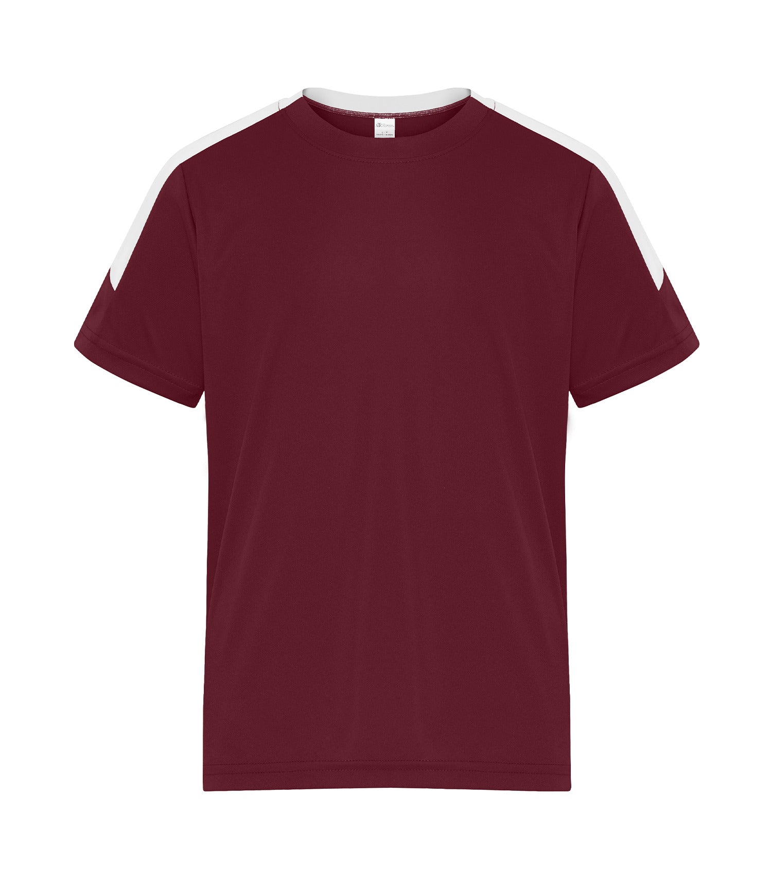 ATC YOUTH TEE (Y3550) - Maroon White