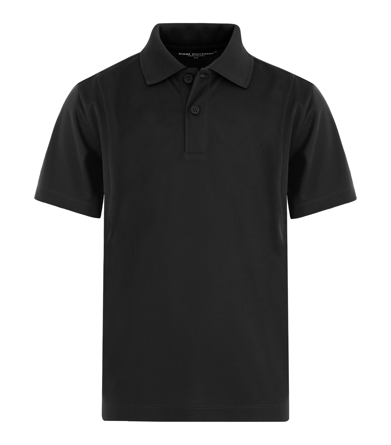 Coal Harbour SNAG RESISTANT YOUTH POLO (Y445) - Black