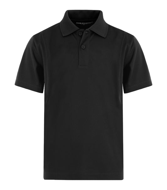 COAL HARBOUR® SNAG RESISTANT YOUTH POLO - Black