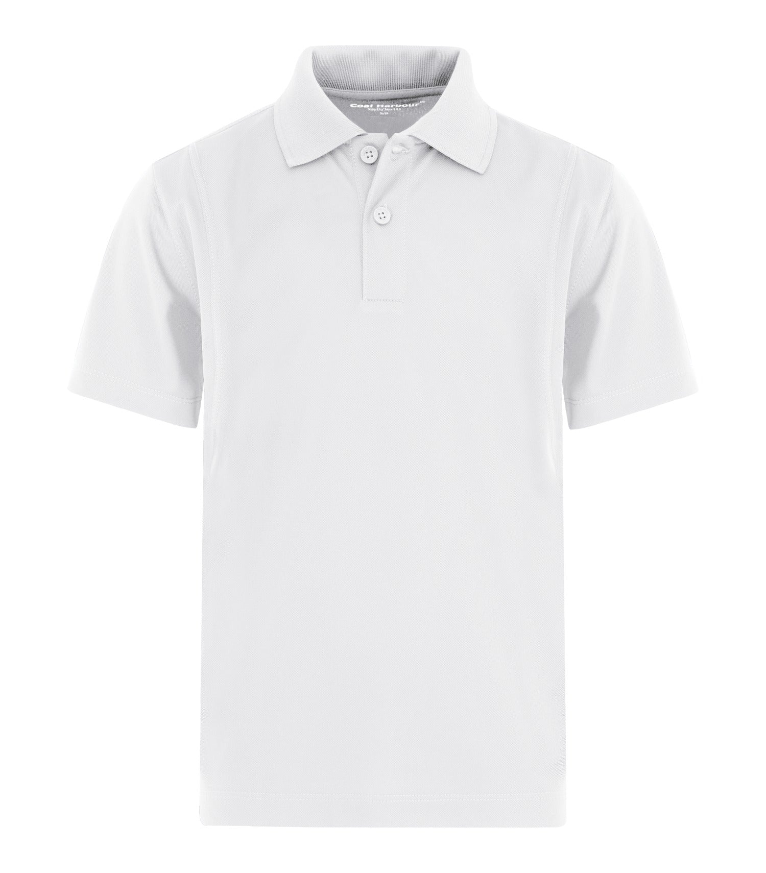 Coal Harbour SNAG RESISTANT YOUTH POLO (Y445) - White