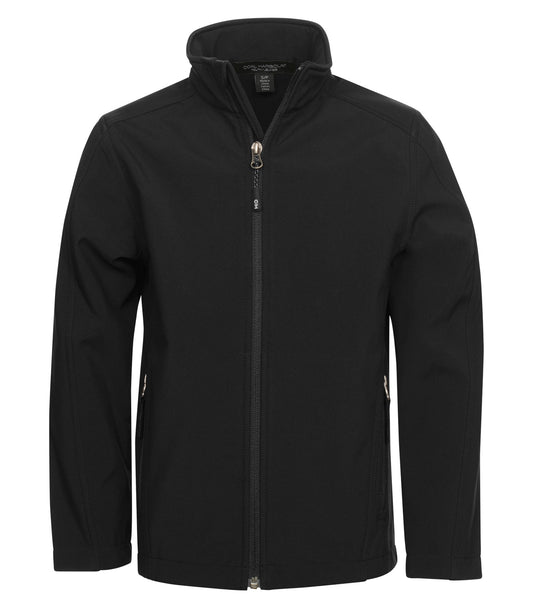 COAL HARBOUR® EVERYDAY WATER REPELLENT SOFT SHELL YOUTH JACKET - Black