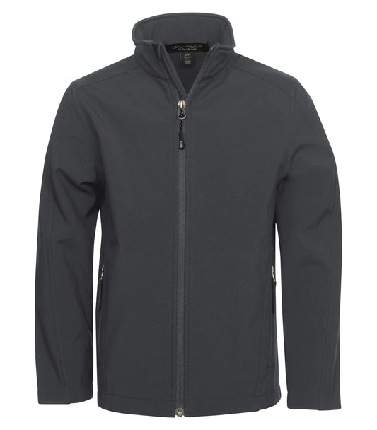 COAL HARBOUR® EVERYDAY WATER REPELLENT SOFT SHELL YOUTH JACKET - Graphite