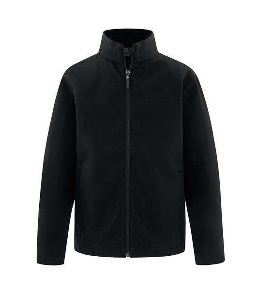 CH ESSENTIAL® WATER REPELLENT SOFT SHELL YOUTH JACKET - Black
